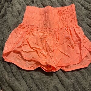 Free people The Way Home shorts in color coral size xs